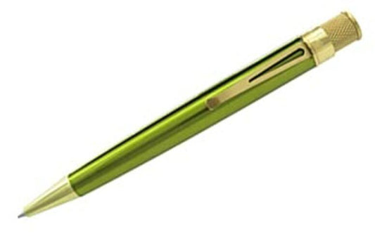 Retro 51, Classic  Rollerball Pen with Brass Accents, Kiwi (VRR-B1311K)