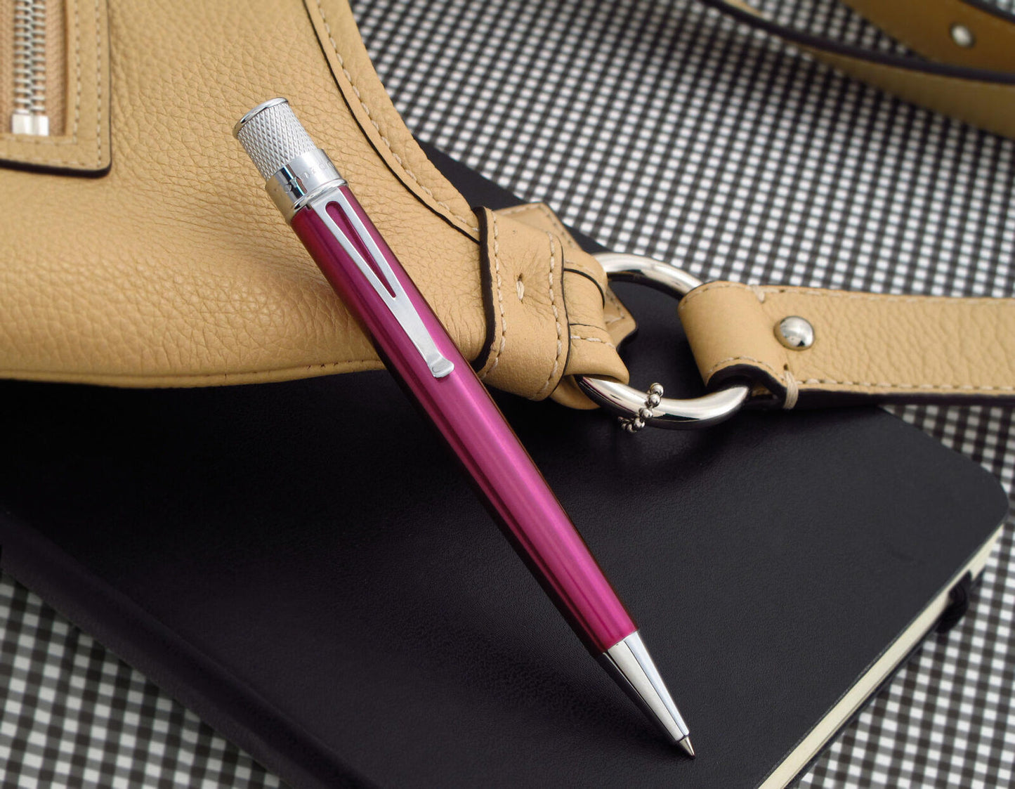 Retro 51 Rollerball Pink Pen w/ the Rare ZIA ICON Engraved