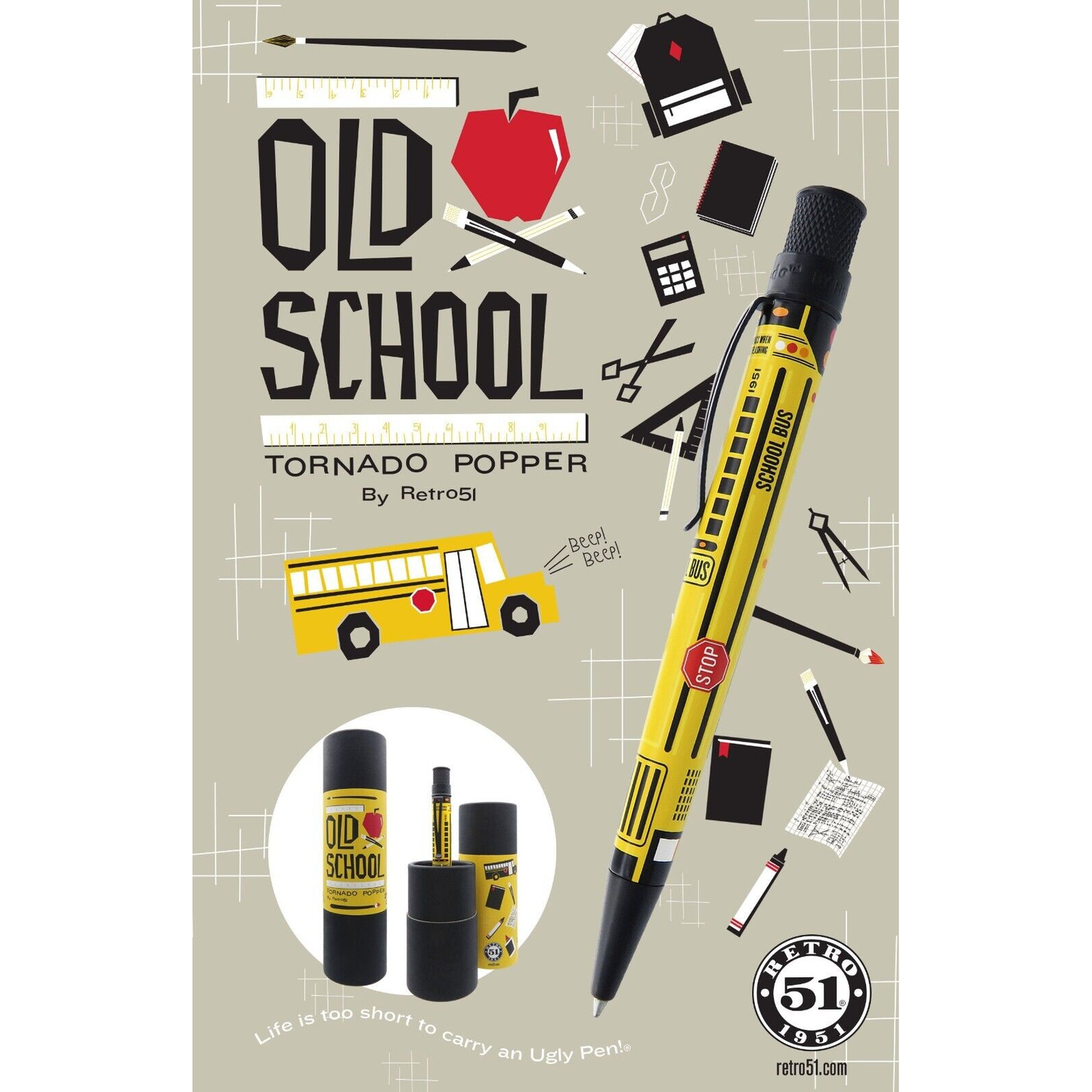 Retro 51   L.E. Old School RB Pen - NEW IN OPEN ORGINAL TUBE
