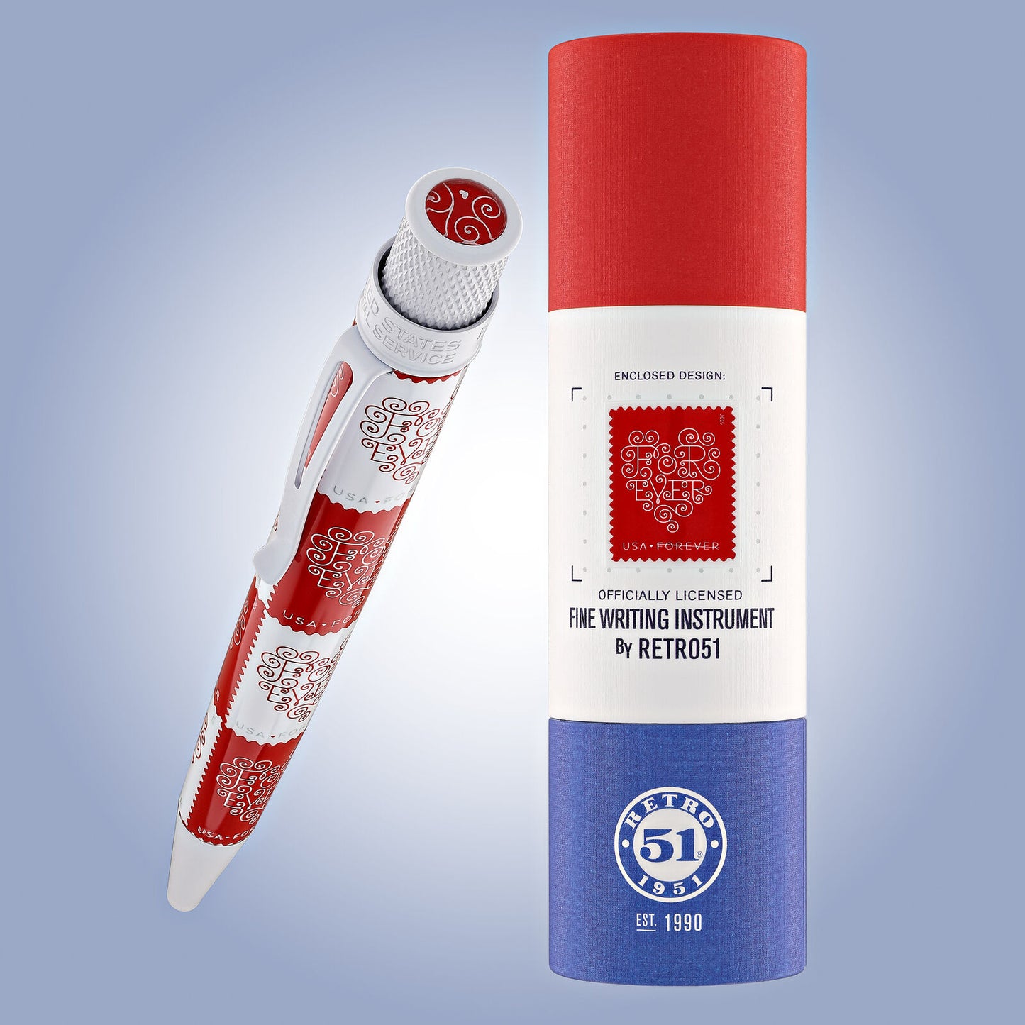 Retro 51  'Love' 2015 USPS Stamp  Rollerball Pen - Limited Edition - NEW