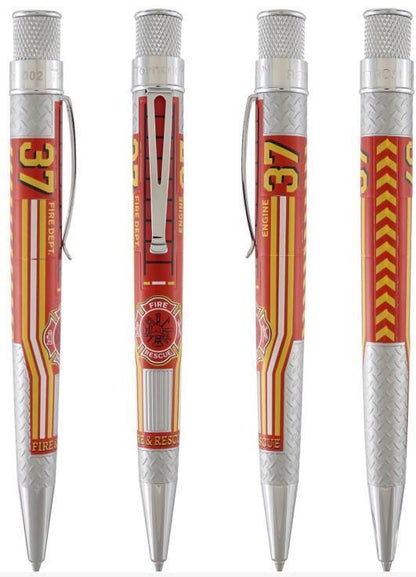 Retro 51 Engine 37 Fireman  Pen New,  Sealed, #'d