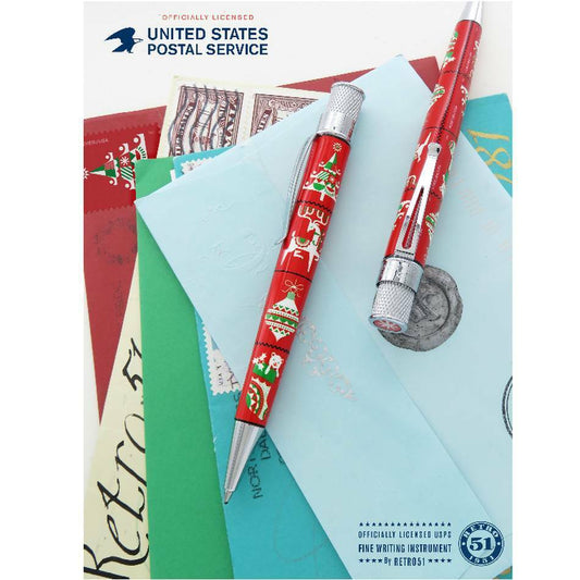 Retro 51 2021 USPS Holiday Stamp  Rollerball Pen   New, Sealed #'d