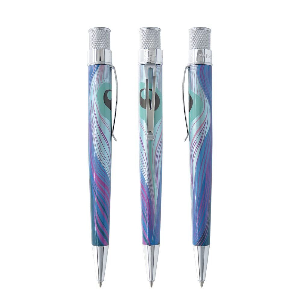 Retro 1951 Pen The Met Tiffany Favrile Peacock Rollerball Sealed Serial #1