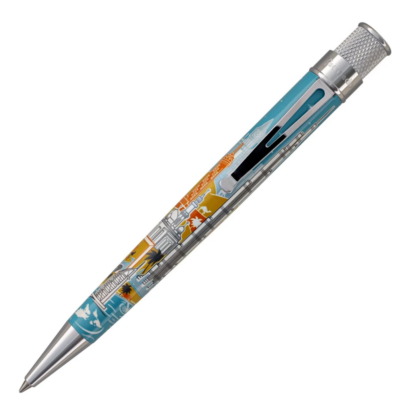 Retro 51 DUBAI SKYLINE Rollerball LE New in Sealed Tube - ZRR-2065