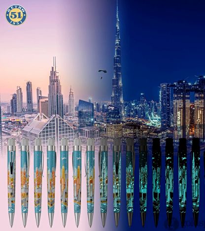 Retro 51 DUBAI SKYLINE Rollerball LE New in Sealed Tube - ZRR-2065