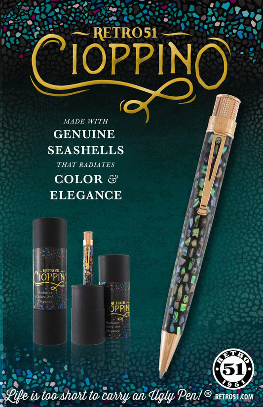 Retro 51 Cioppino Rose Gold Limited Edition Rollerball Pen