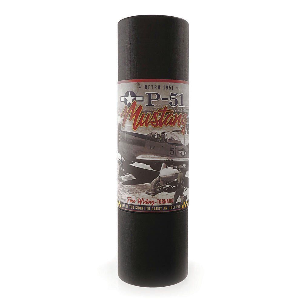 Retro 51 Vintage Metalsmith Collection Rollerball Pen, P-51 Mustang WWII Plane