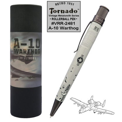 Retro 51 Metalsmith Series #VRR-2481 / A-10 Warthog Rollerball Pen
