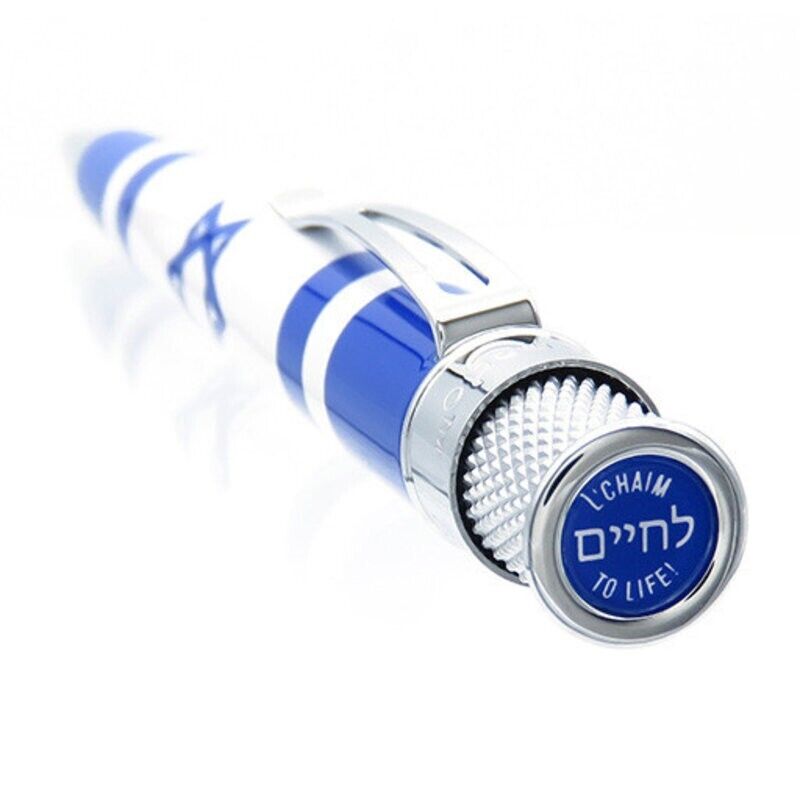 Retro 51  Pen/Rollerball  L’CHAIM - To Life!  ISRAEL FLAG  ZRR-1914