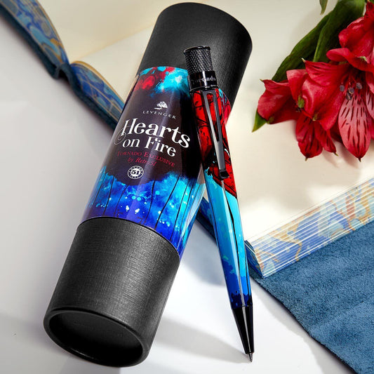 Retro 51 'Hearts on Fire'  Rollerball Pen - New, Sealed