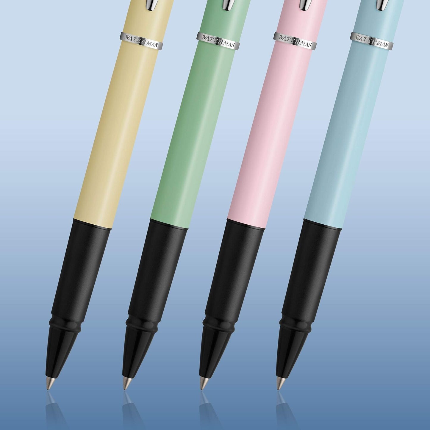 Waterman Allure Rollerball Pen | Macaron Pink Matte Lacquer with Chrome Trim |