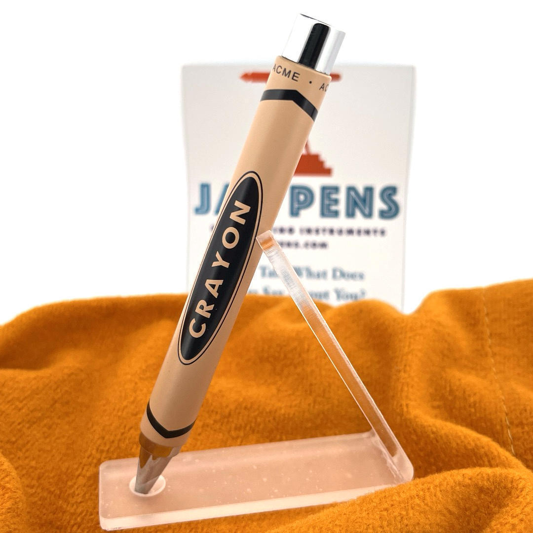 Acme Studios' "Crayon Chrome Chocolate Brown" Rollerball by Adrian  Olabuenaga