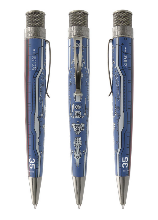 Retro 51 "USS TEXAS" Big Shot Rollerball Pen LE of 500, Sealed, New  ZBR-2043