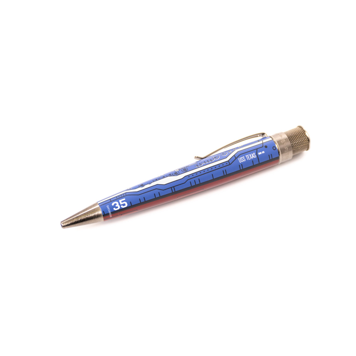 Retro 51 USS Texas Big Shot Rollerball Pen