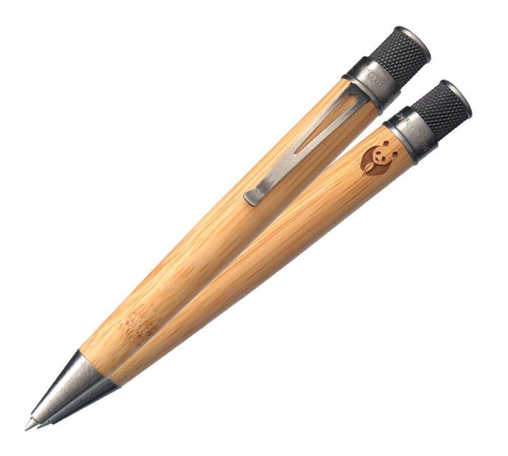 Retro 51 Bamboo Panda Bear Rescue Rollerball Pen, , Sealed - VRR-1810-3