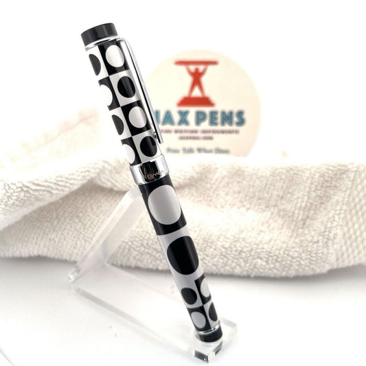 ACME Studios' “Geometri Black & White” Rollerball Pen by VERNER PANTON