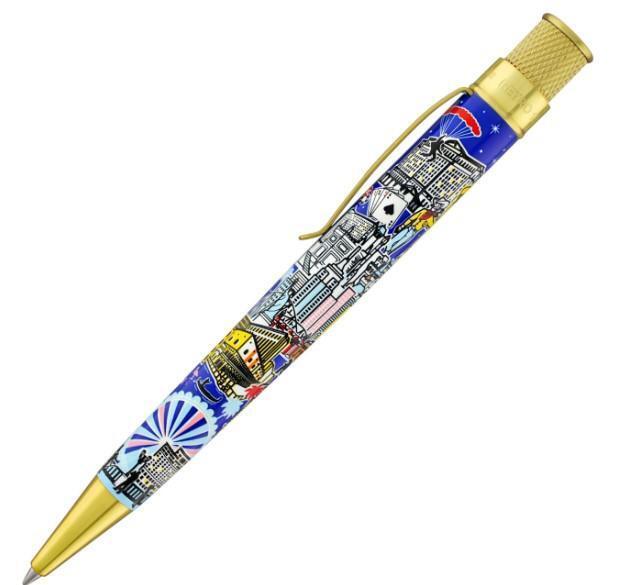 Retro 51 Rollerball Pen- Vegas Skyline LE- NEW Sealed #'d