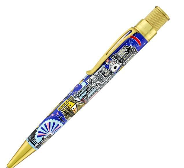 Retro 51 Rollerball Pen- Vegas Skyline LE- NEW Sealed #'d