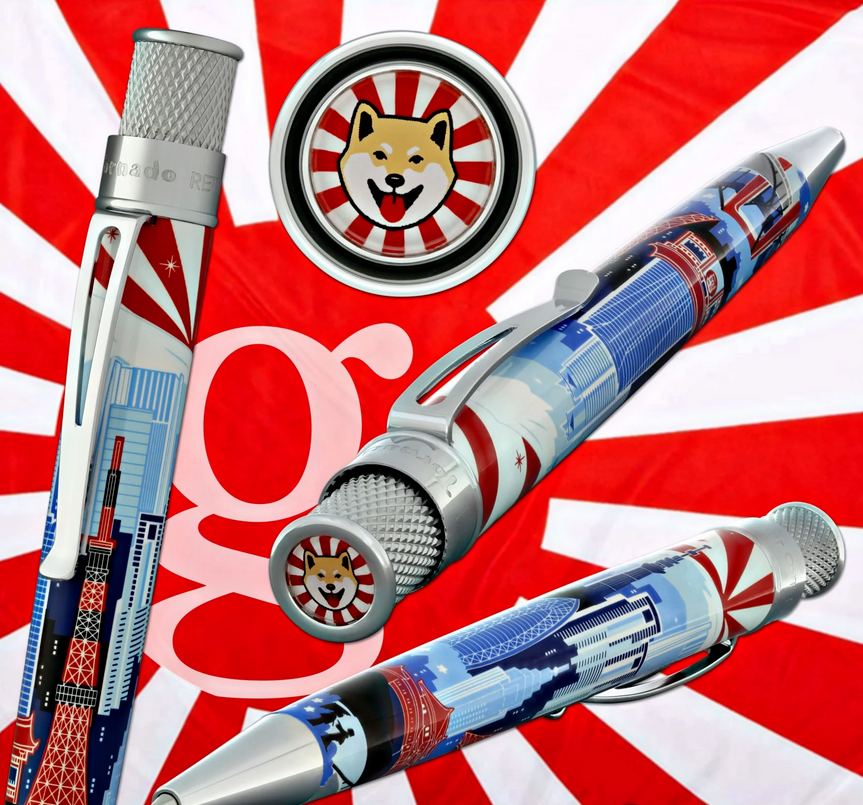 Retro 51  TOKYO SKYLINE  - Ltd Ed of 707 - Rollerball / Pen - ZRR - 1989