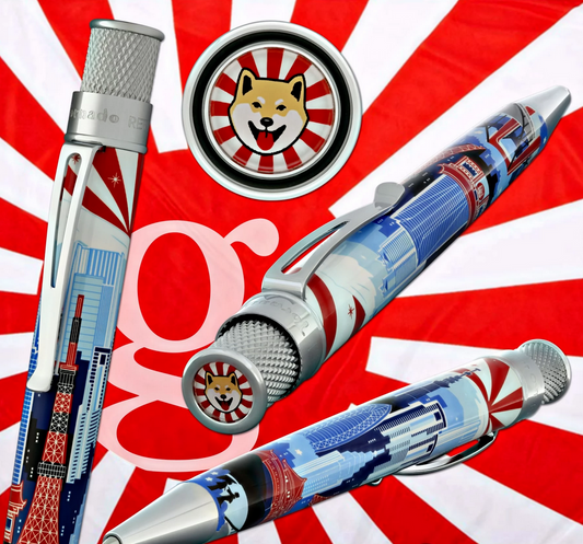 Retro 51  TOKYO SKYLINE  - Ltd Ed of 707 - Rollerball / Pen - ZRR - 1989