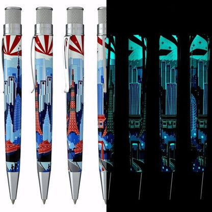 Retro 51  TOKYO SKYLINE  - Ltd Ed of 707 - Rollerball / Pen - ZRR - 1989