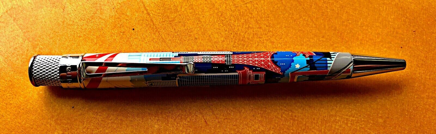 Retro 51  TOKYO SKYLINE  - Ltd Ed of 707 - Rollerball / Pen - ZRR - 1989