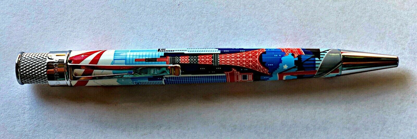 Retro 51  TOKYO SKYLINE  - Ltd Ed of 707 - Rollerball / Pen - ZRR - 1989
