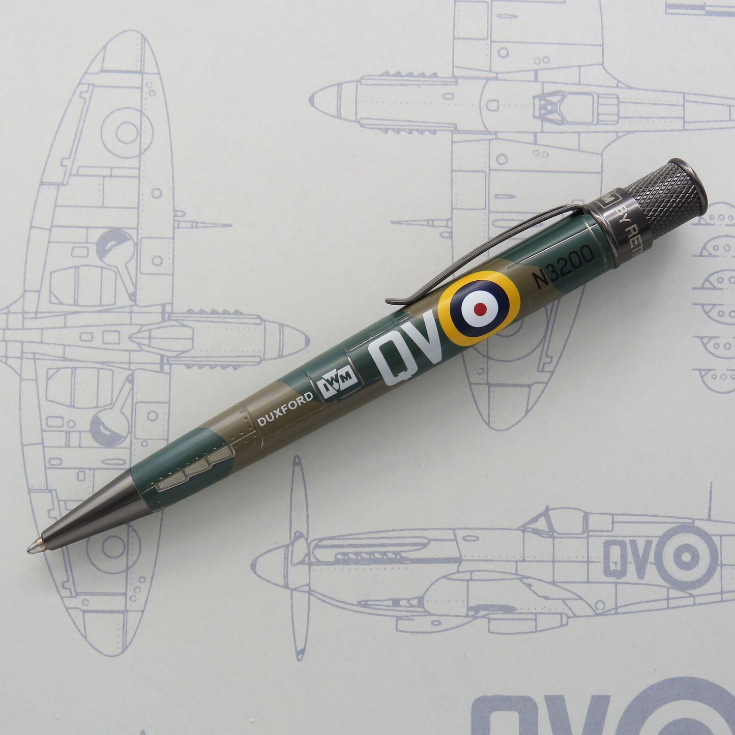 Retro 51  IWM Collection Rollerball Pen in Spitfire N3200 - NEW in Tube