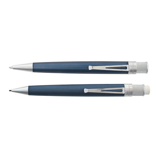 Retro 51 Ice Blue Rollerball Pen & Pencil Set