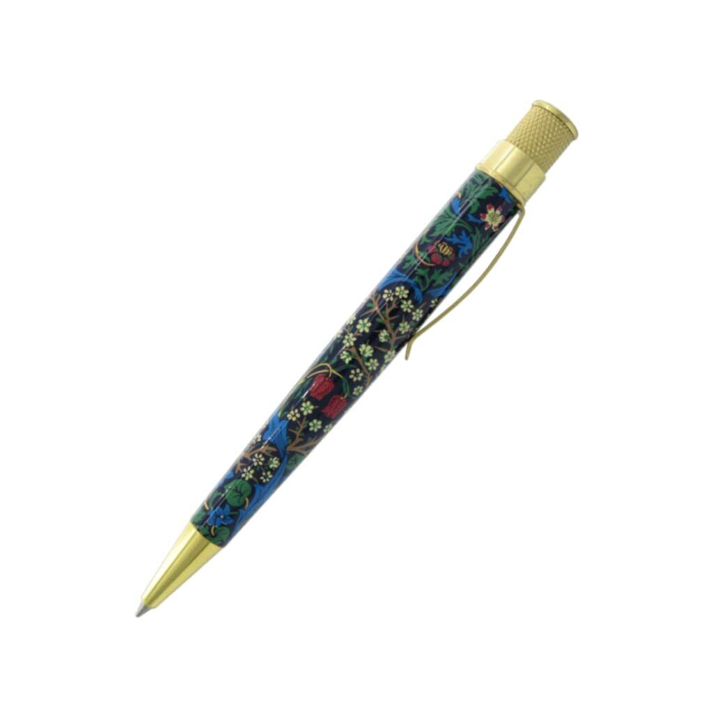 Retro 51 x Metropolitan W Morris Blackthorn Rollerball Pen (MRR-2124)