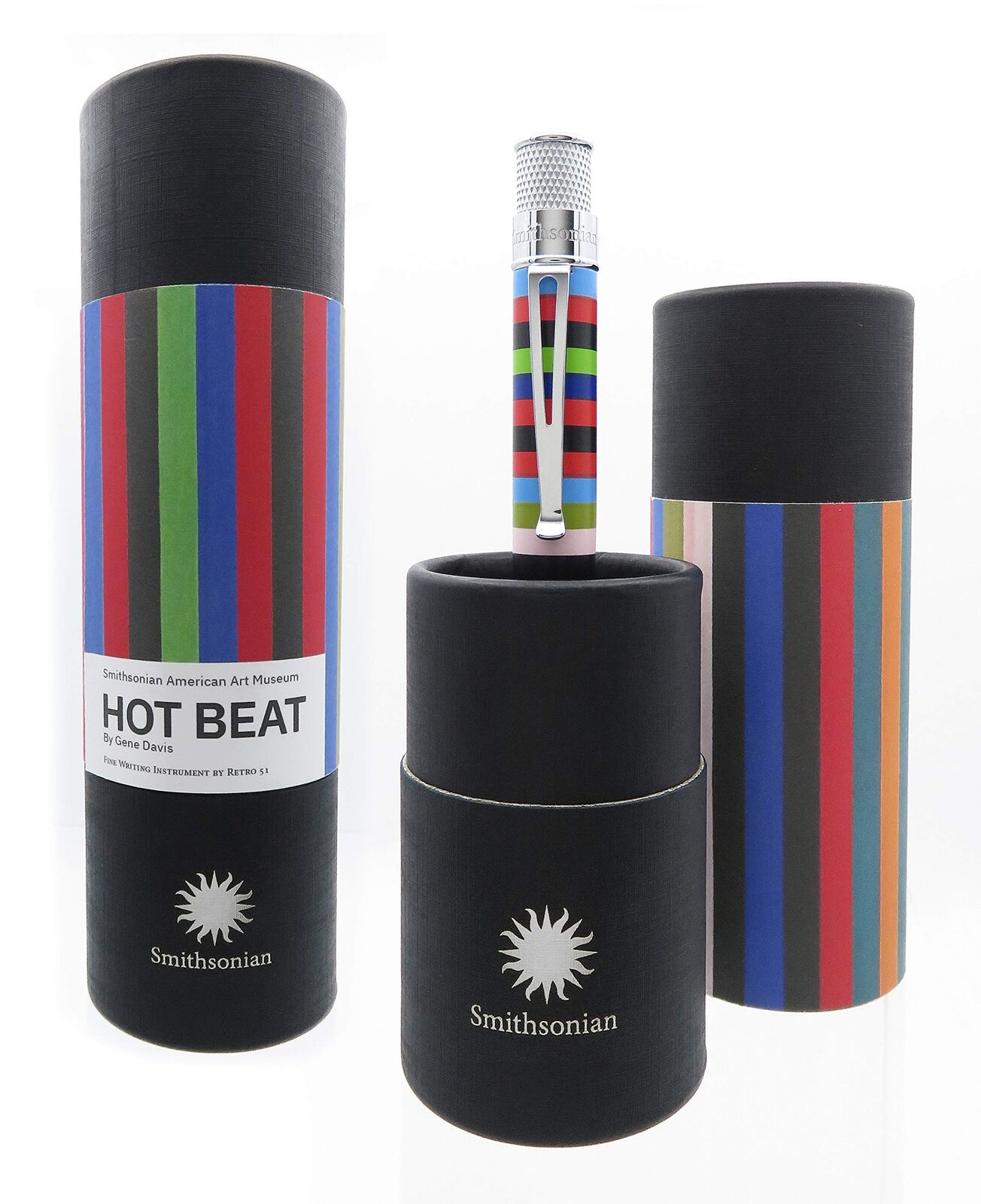 Retro 51 Smithsonian Collection, Rollerball Pen, Hot Beat Gene Davis