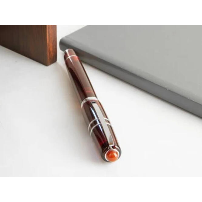 Visconti Homo Sapiens Demo Stones Ruby Rollerball Pen - New