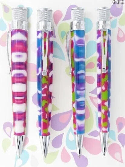 Retro 51 Psychedelic Twist Classic Rollerball Pen LE #d Sealed