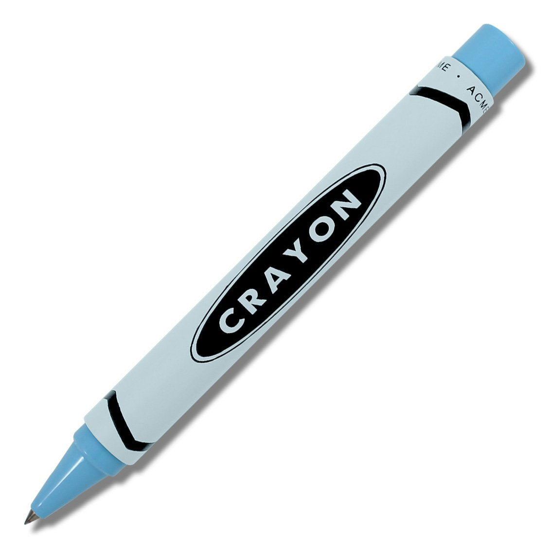 ACME Light Blue Crayon by Adrian Olabuenaga Retractable Rollerball Pen
