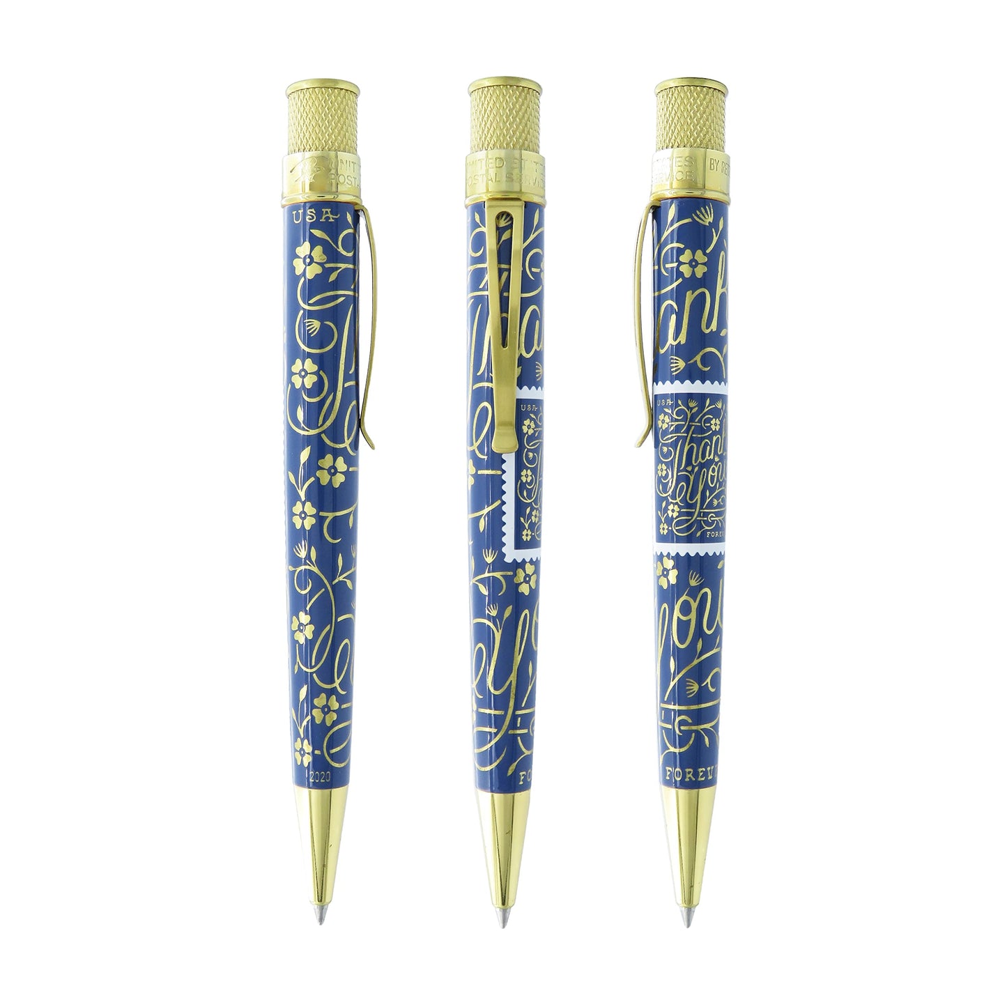 Retro 51 Pen USPS Thank You Stamp Purple SERIAL #1