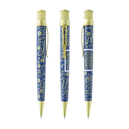 Retro 51 Pen USPS Thank You Stamp Purple SERIAL #1