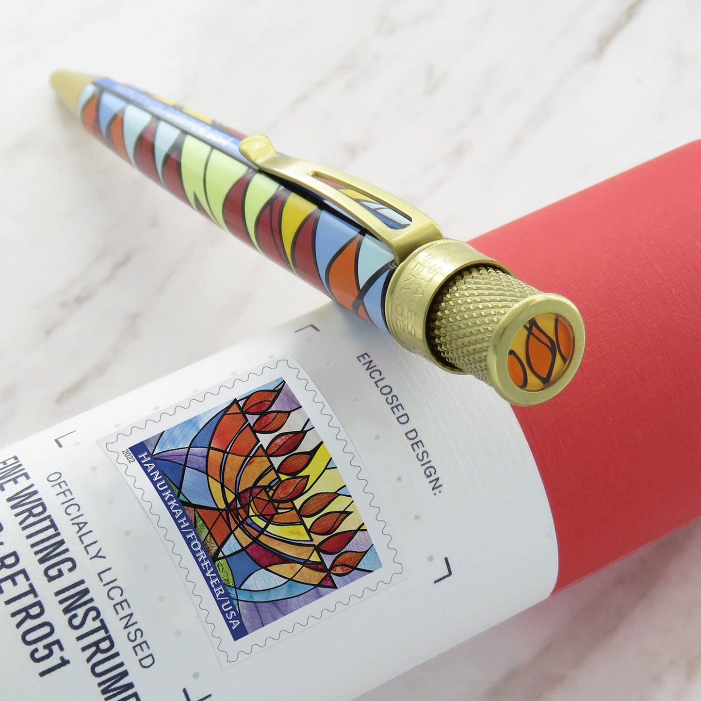 Retro 51 Lim. Ed. USPS Hanukkah Stamp  Pen SERIAL #1