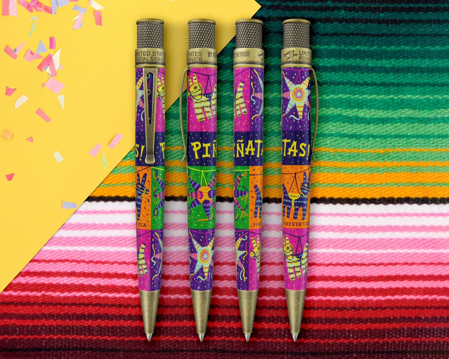 Retro 51 Pinata Stamps Rollerball Pen SERIAL #1