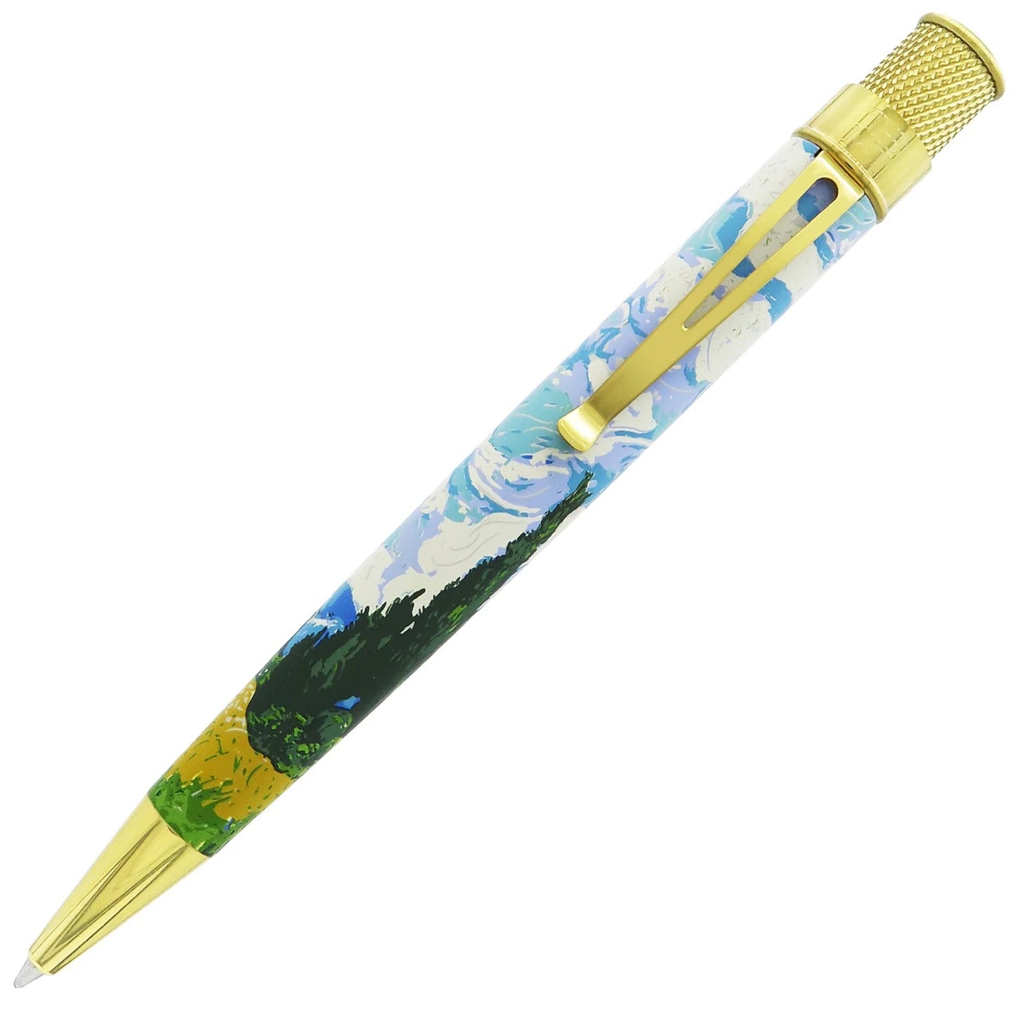 Retro 51 Metropolitan Van Gogh Wheat Field with Cypresses Pen SERIAL #1