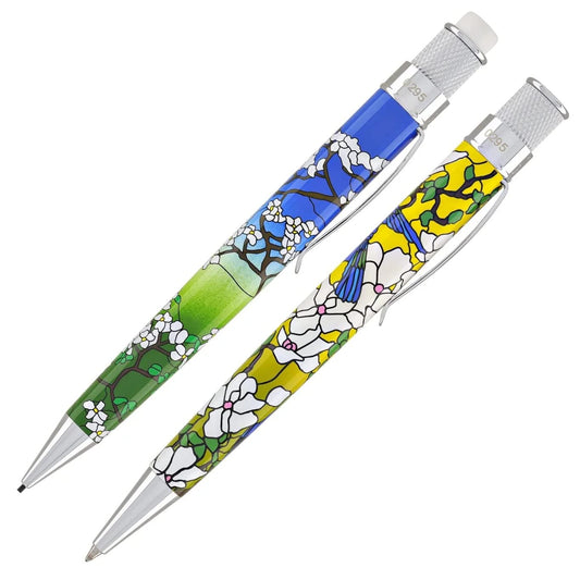 Retro 51 Parrots & Dogwood Pen & Pencil Set SERIAL #1