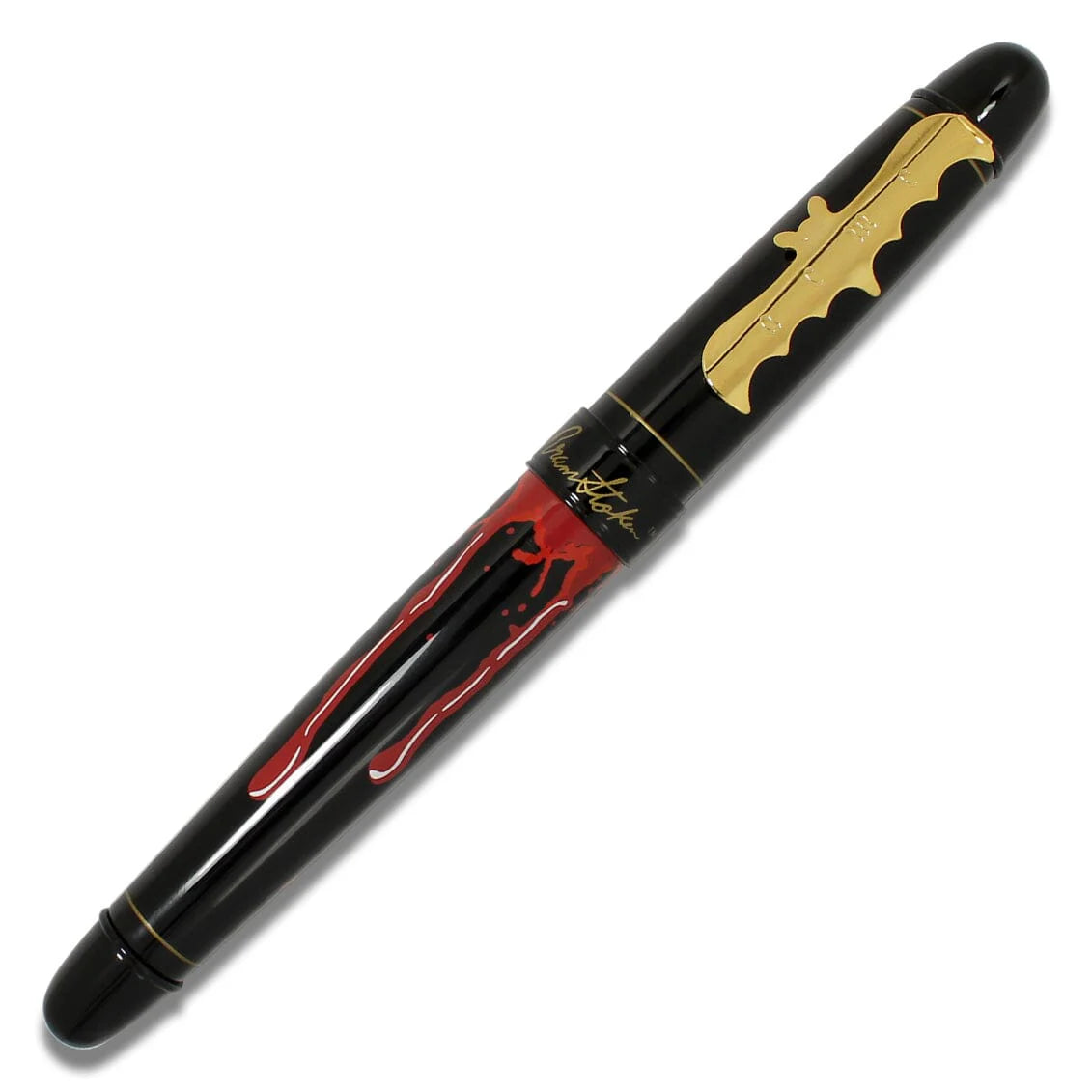 ACME Studios Dracula Rollerball Pen with Display Book & Display Coffin – Rare!