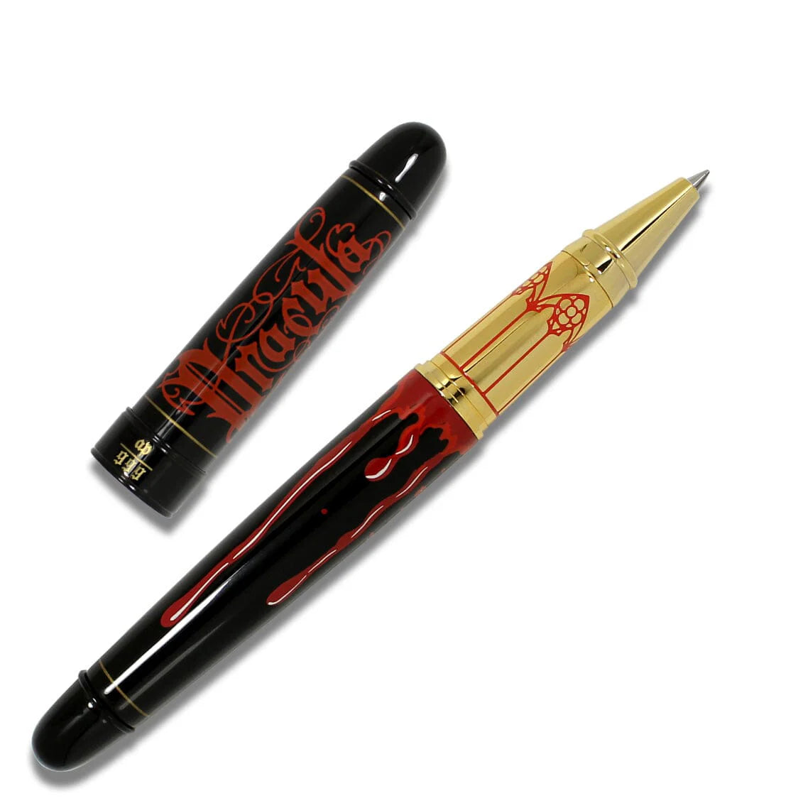 ACME Studios Dracula Rollerball Pen with Display Book & Display Coffin – Rare!