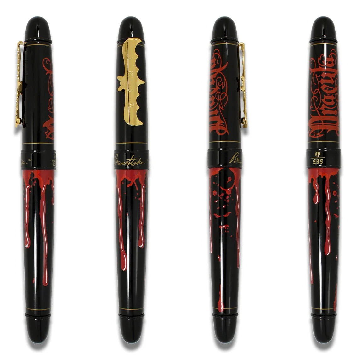ACME Studios Dracula Rollerball Pen with Display Book & Display Coffin – Rare!