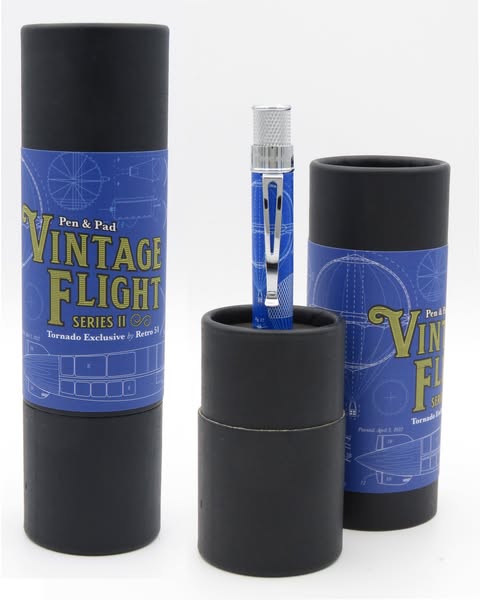 "Experience Timeless Elegance with Retro 51 Vintage Flight II Rollerball Pen - Sealed"