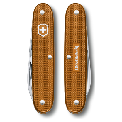 Nespresso Orange Livanto Victorinox Alox Swiss Army Knife - Series 02 - Burnt Orange -NEW