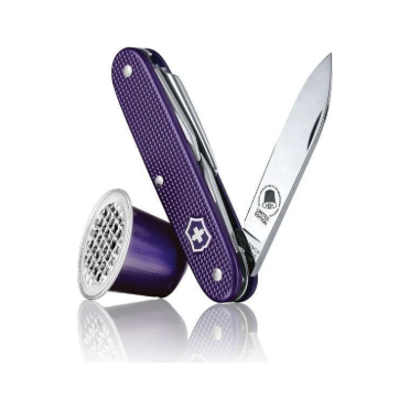 Victorinox Pioneer Alox Nespresso Series 1 - Arpeggio Purple 2016 NEW in Original Box