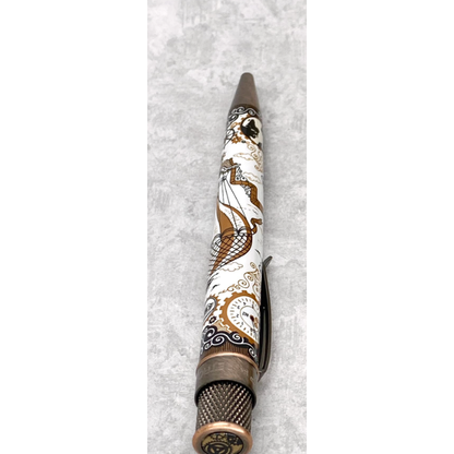 Retro 51 Pen Vintage Flight III Steampunk Edition Glow in the Dark - GID - LE Sealed