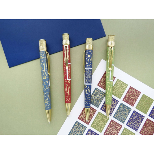 Retro 51 Tornado Rollerball Pen U.S. Postal Service Thank You Stamp Purple - SERIAL #1
