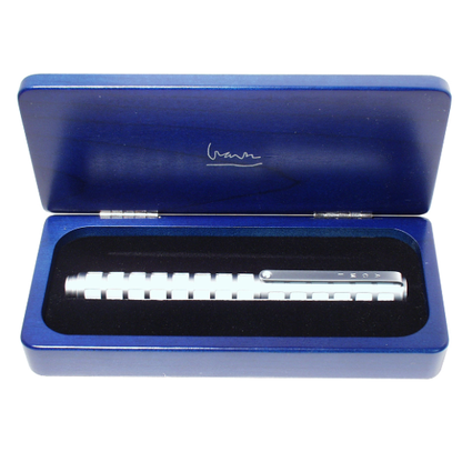 ACME Studios' “GRID” Rollerball by Architect MICHAEL GRAVES - NEW PEN IN BLUE WOODEN BOX