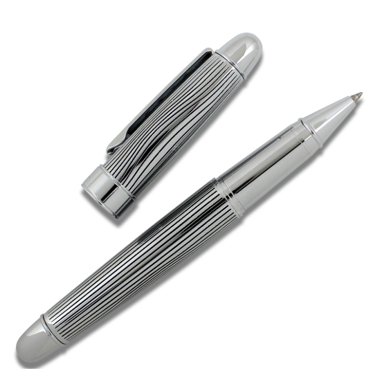 ACME Studio “OPTIKAL” Etched Roller Ball Pen by Designer K. RASHID NEW